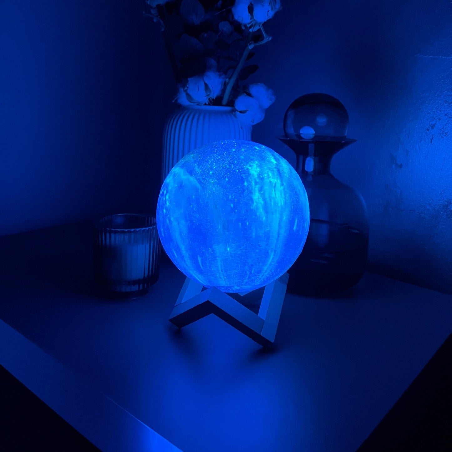 3D Galaxy - Maanlamp - 16 kleuren